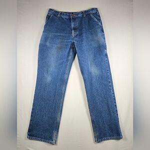 Walls Workwear FR Flame Resistant Carpenter Jeans 38x34 Blue Denim